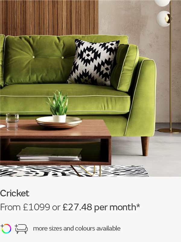 Cricket fabric sofa